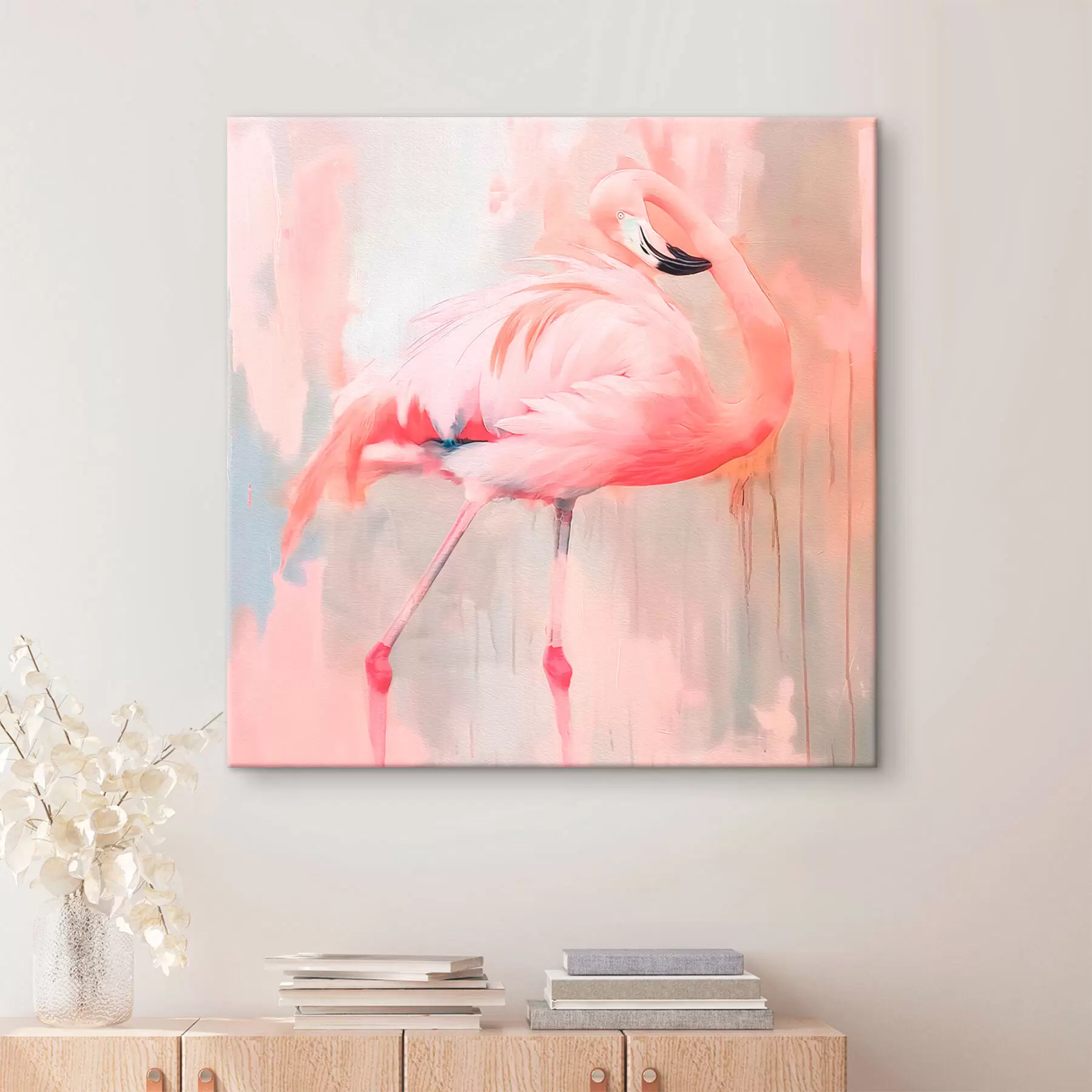 Papier peint photo Oiseau flamant rose s39536