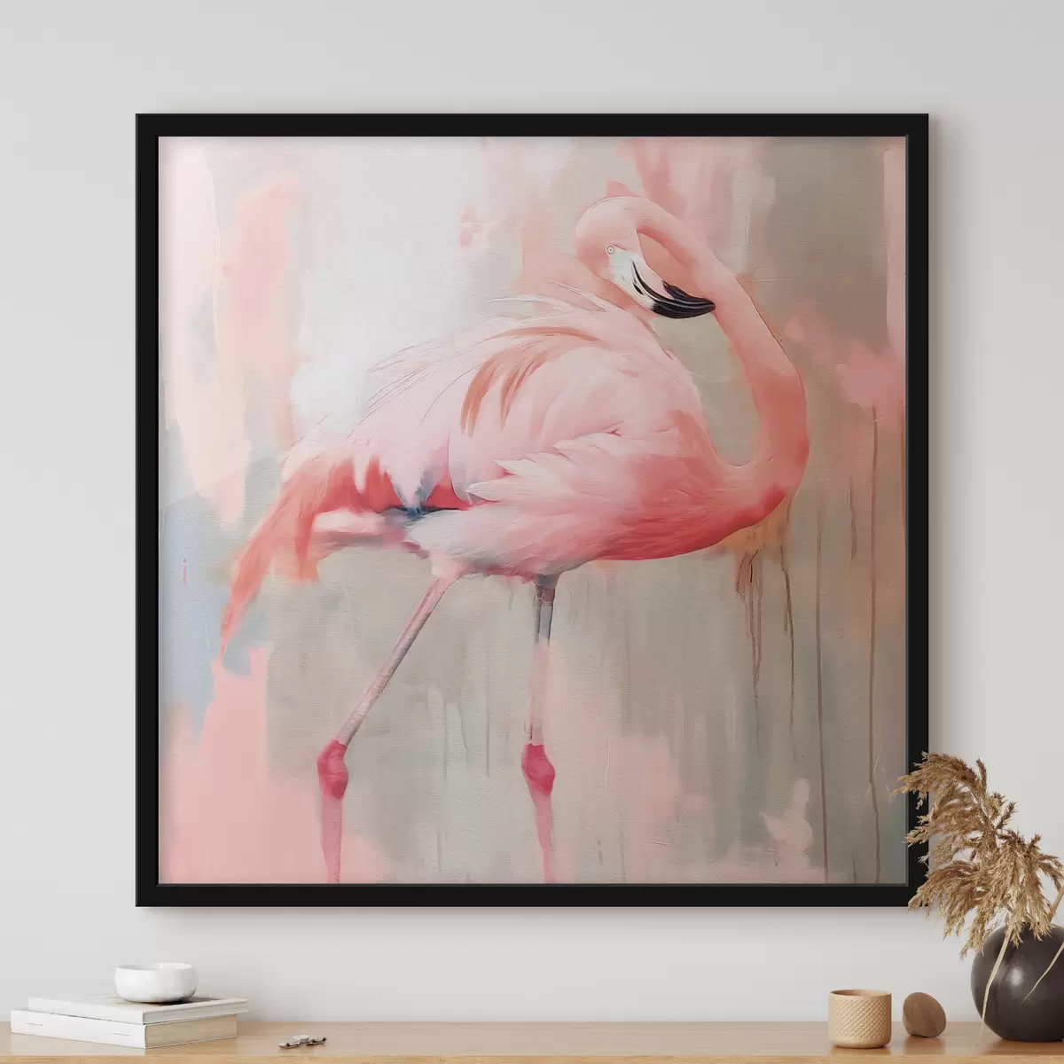 Affiche Oiseau flamant rose f39536