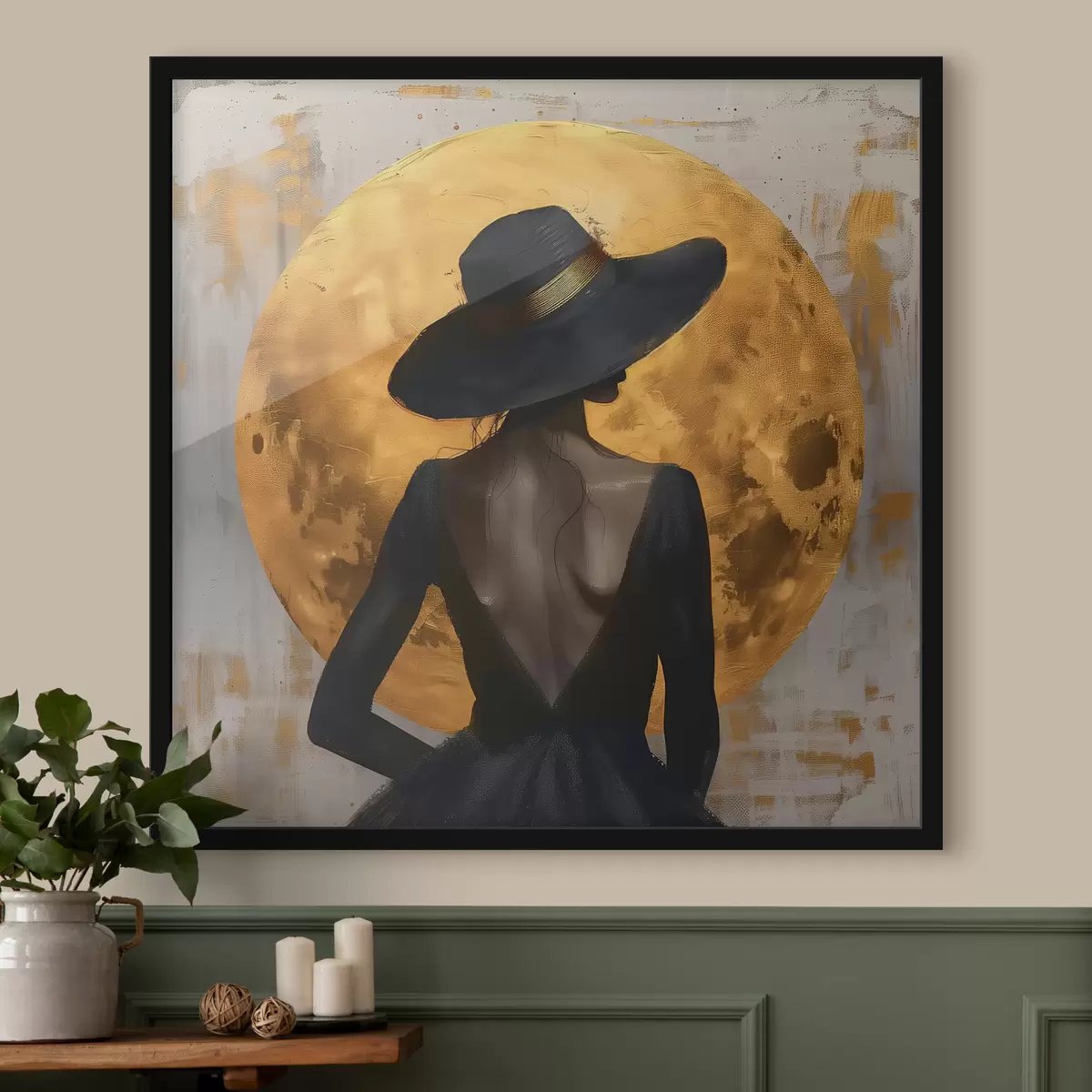 Affiche La fille en noir f39685