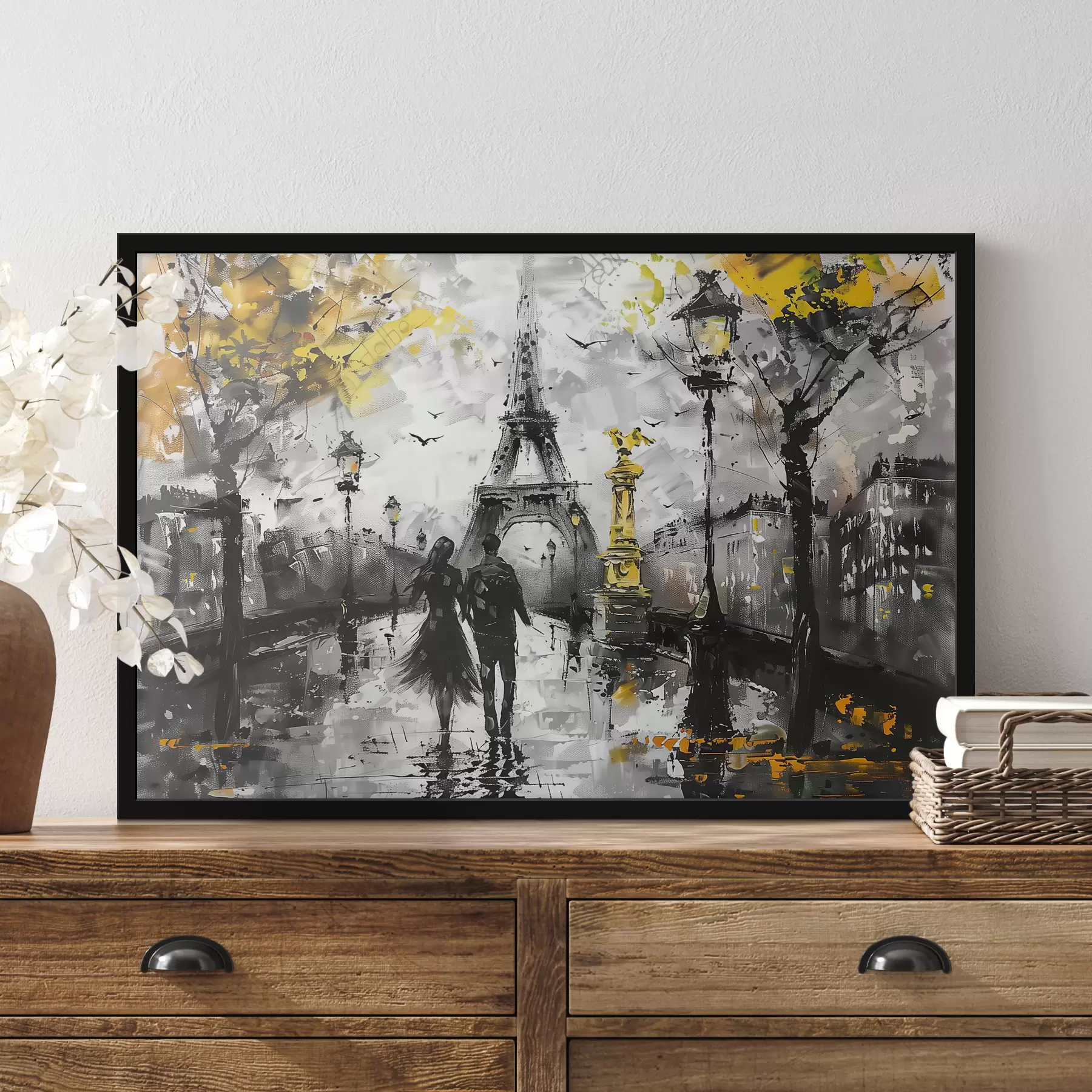 Papier peint photo Un couple à Paris f39692