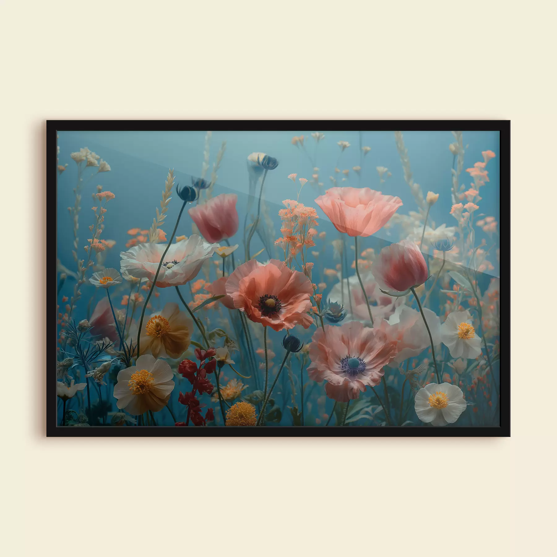  Peintures Fleurs sauvages, dont des coquelicots, des tulipes et bien plus encore f39752