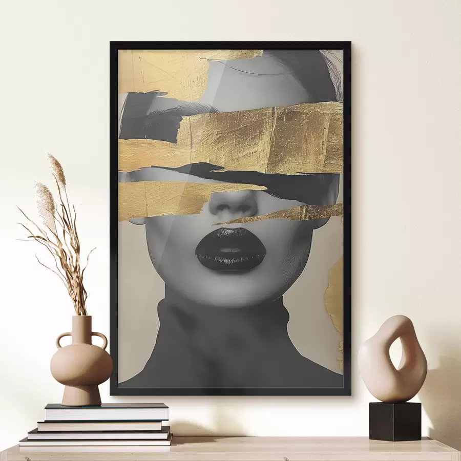 Fotobehang Het gezicht van een meisje f39875