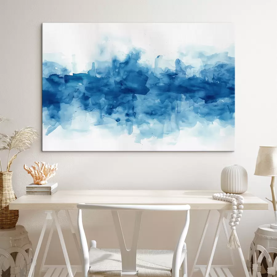  Peintures Aquarelle, taches, bleu s39954