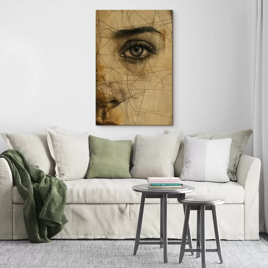  Peintures Lignes, crayon, abstraction, antique, fille s39960