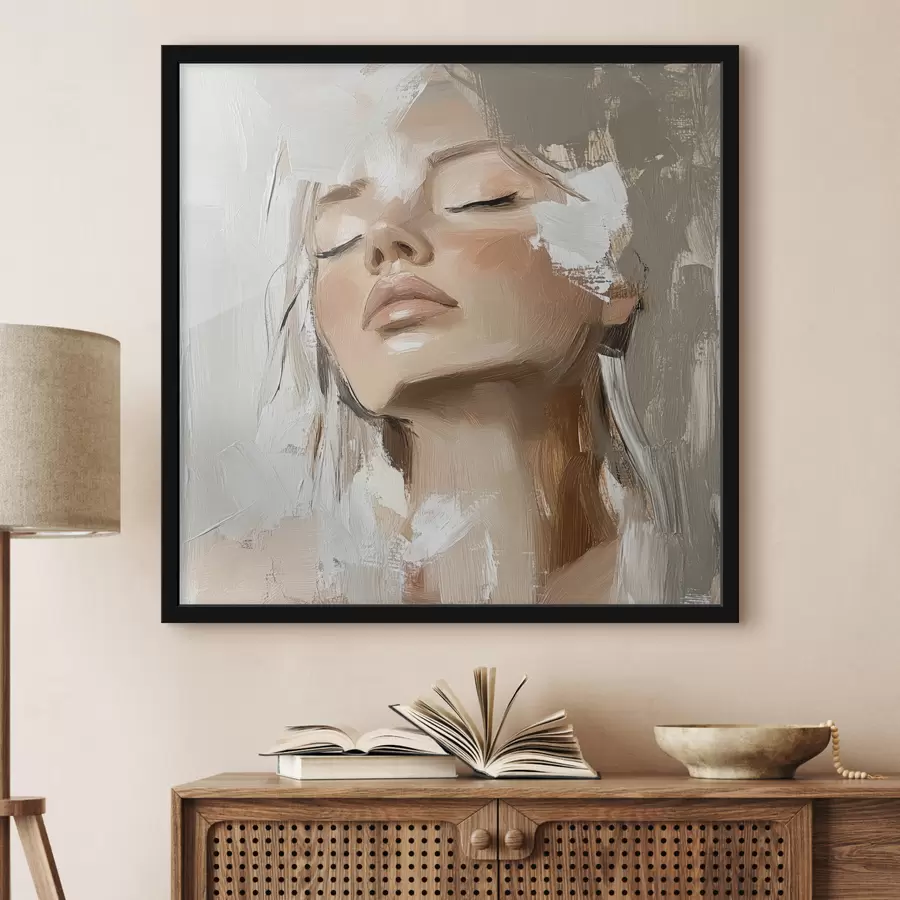 Papier peint photo Fille, huile f39910