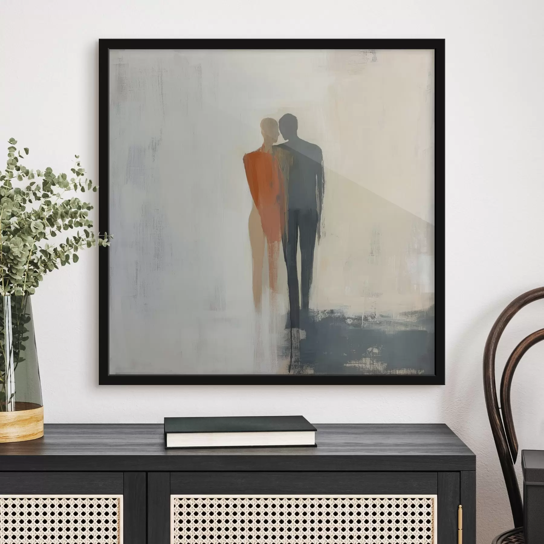 Fotobehang Paar, abstractie f39912