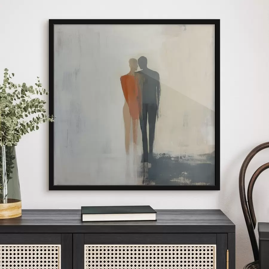 Fotobehang Paar, abstractie f39912