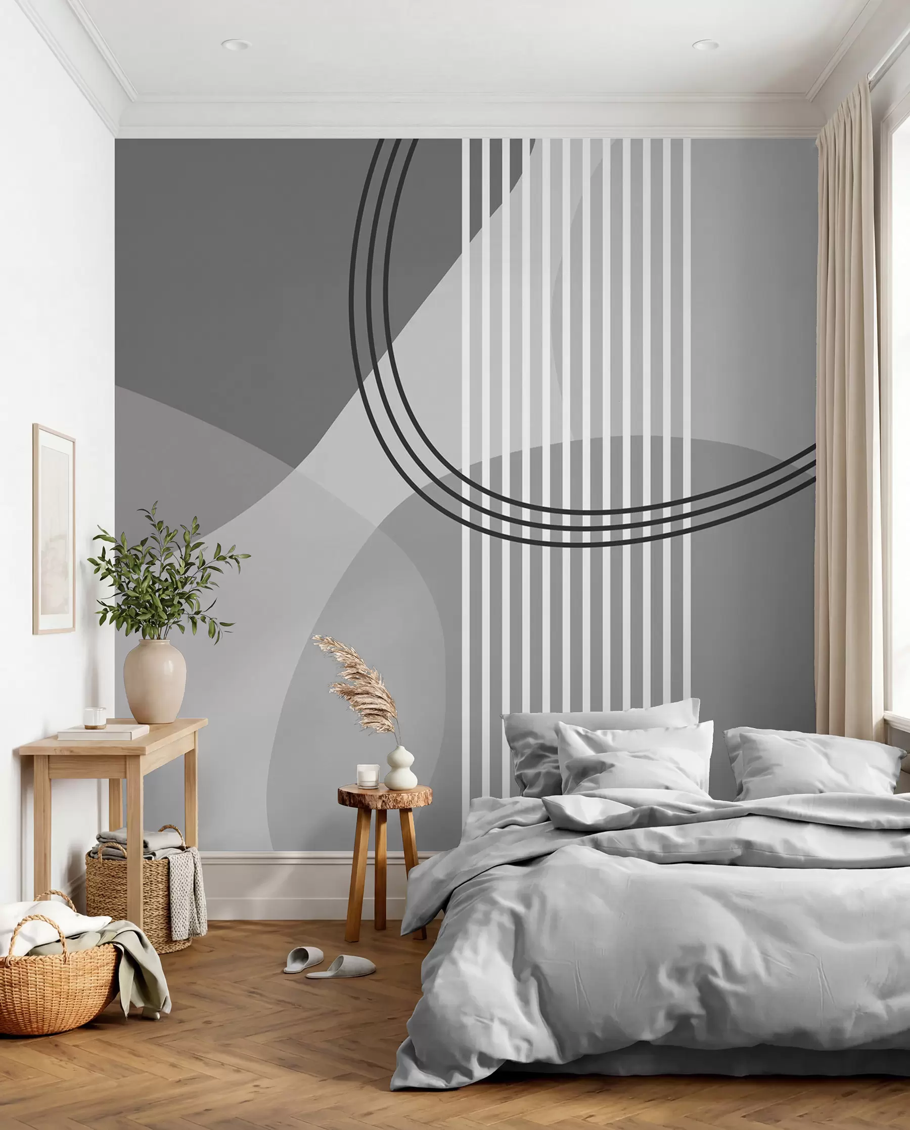 Fotobehang Monochrome omloop w08173v3
