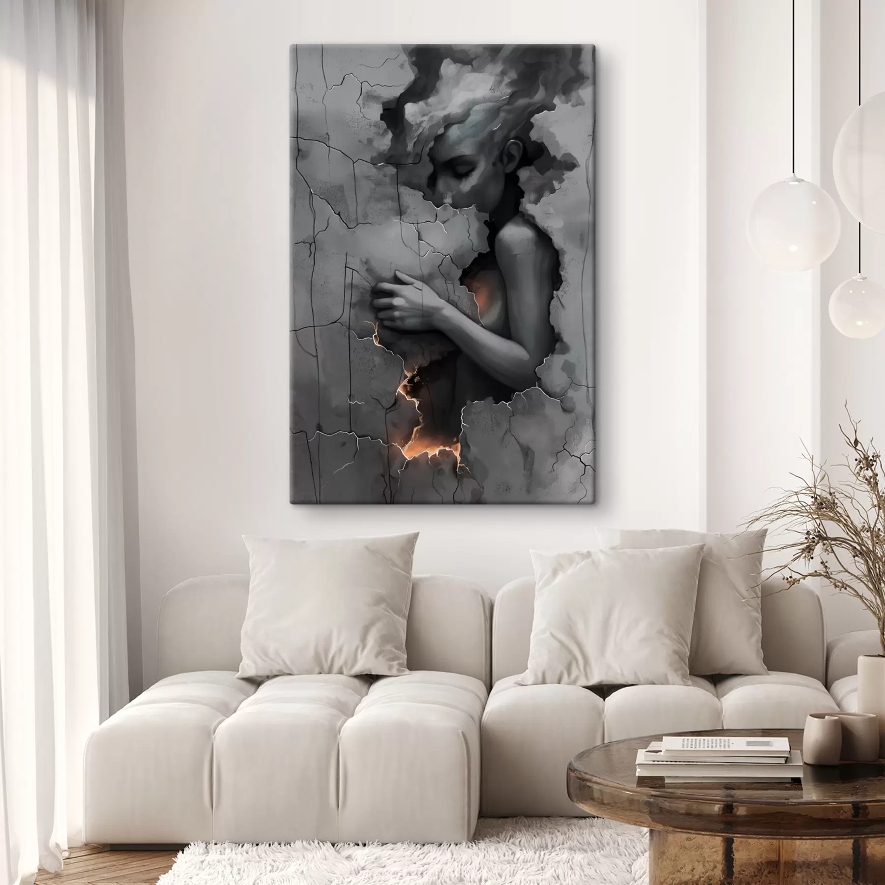 Papier peint photo Fille, murs, faute s39994