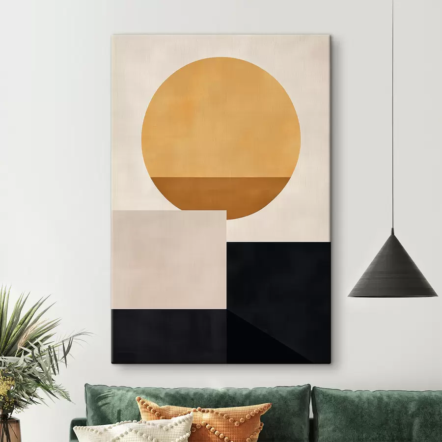  Schilderijen Abstractie met geometrische vormen s39896