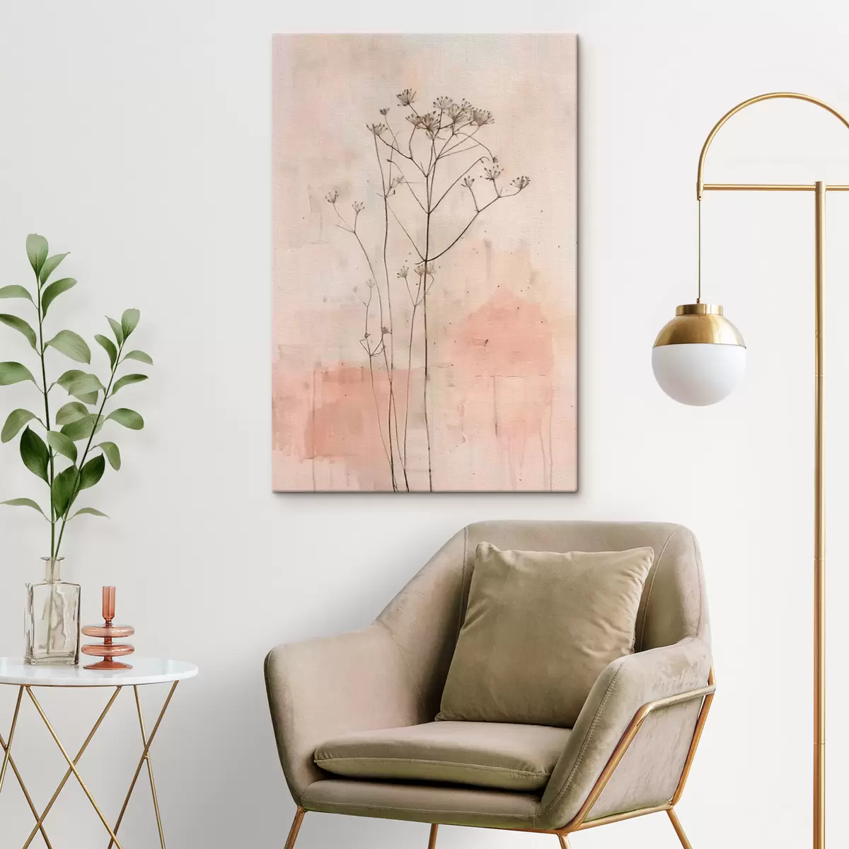  Peintures Fleurs sauvages minimalistes s40116