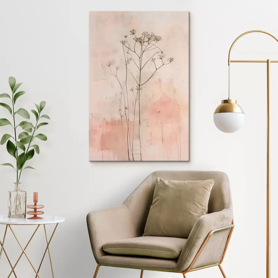  Schilderijen Minimalisme van wilde bloemen s40116