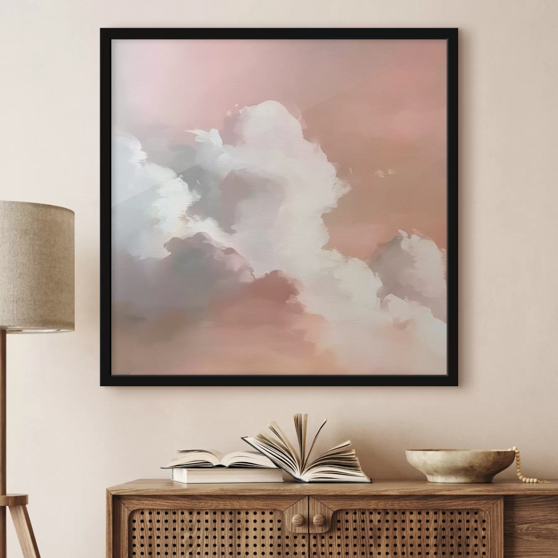  Peintures Nuages et ciel blancs romantiques f40113