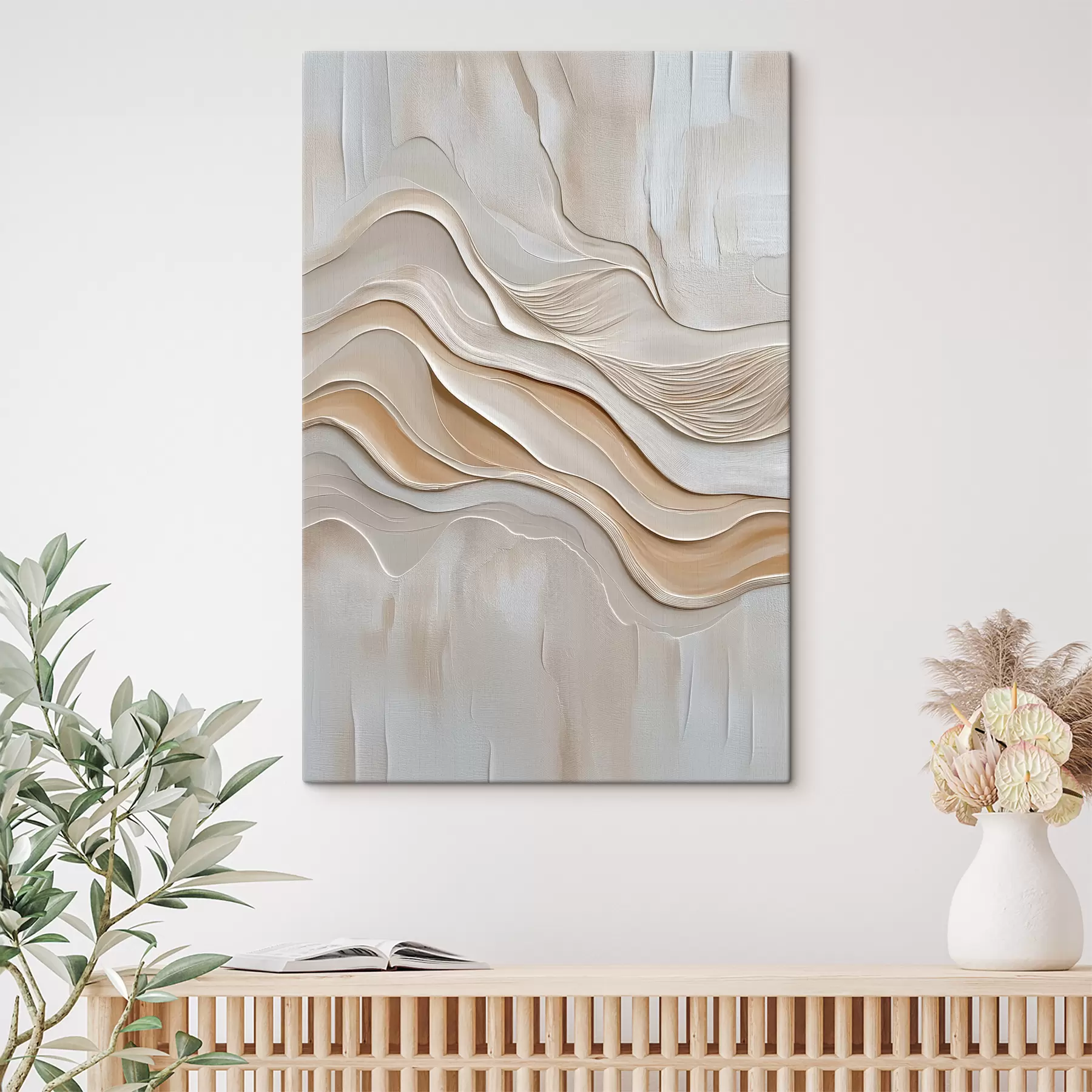 Fotobehang Abstractie met textuurimitatie s39558