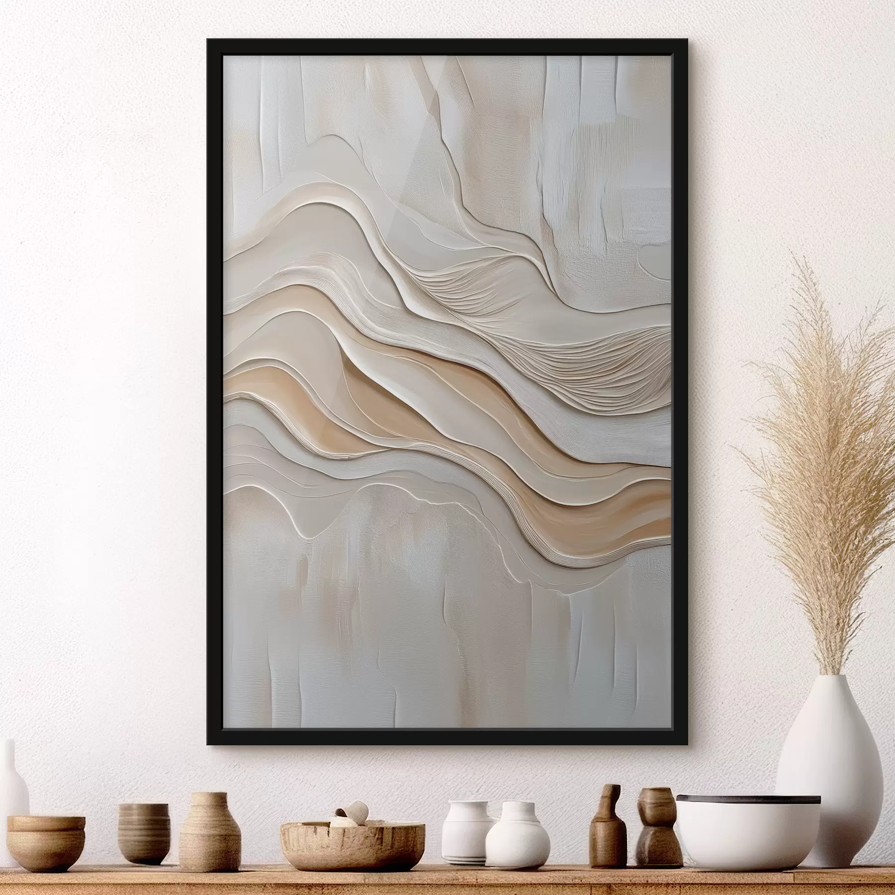 Fotobehang Abstractie met textuurimitatie f39558