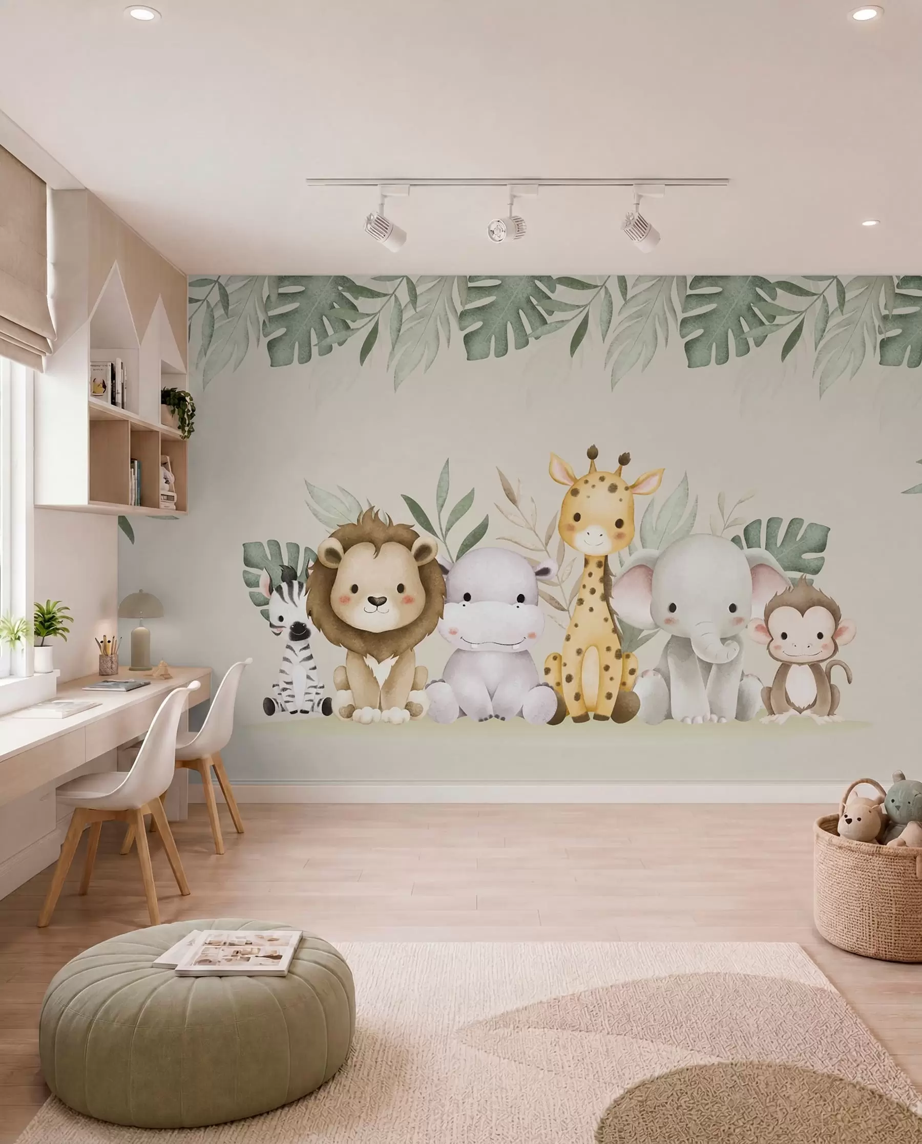 Fotobehang De safaribende w01406