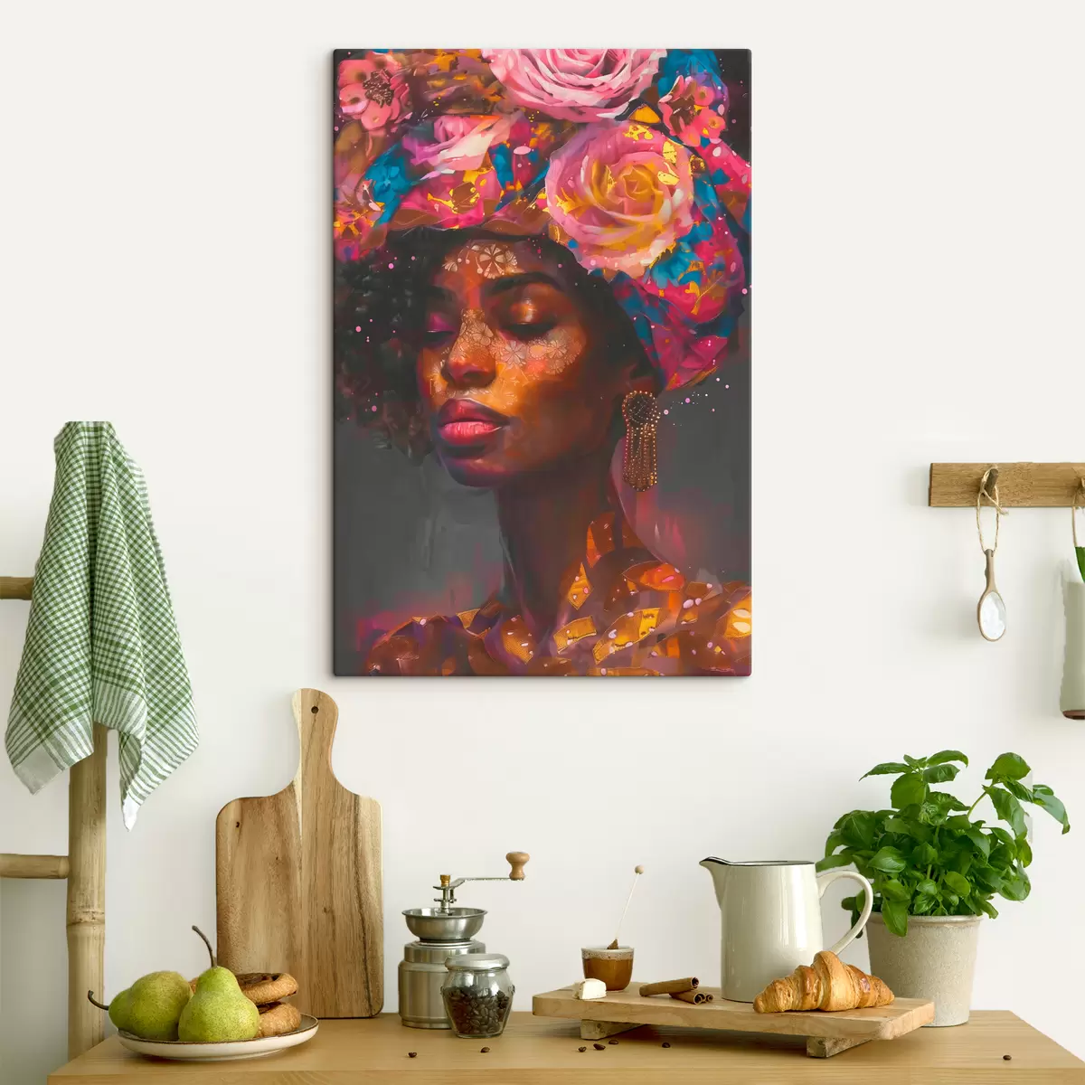  Schilderijen Afro-vrouw s40182