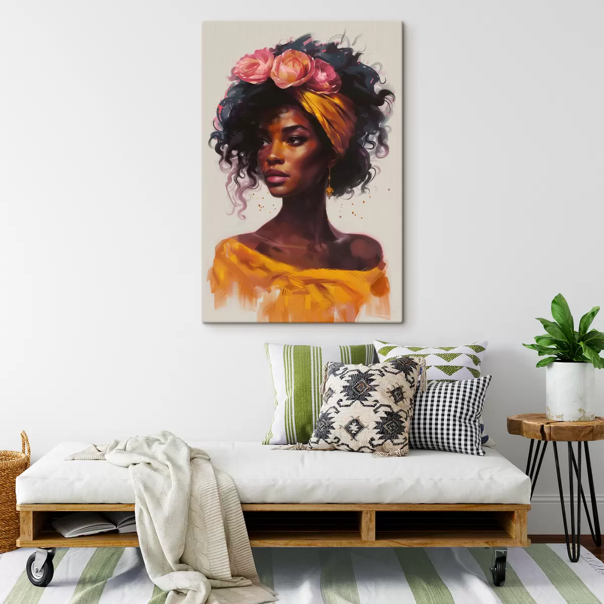  Peintures Femme afro s40183