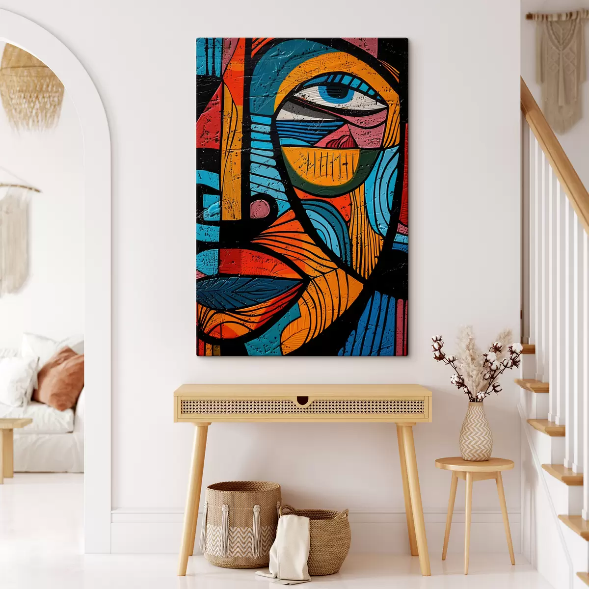  Peintures Visage abstrait s40207