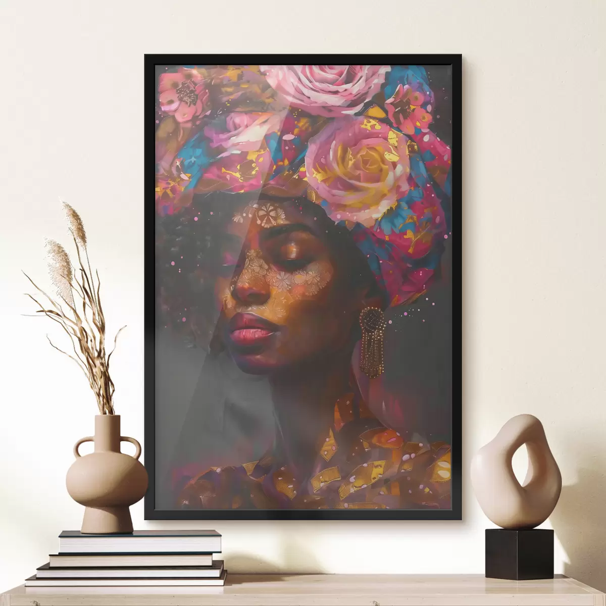 Poster Afro-vrouw f40182