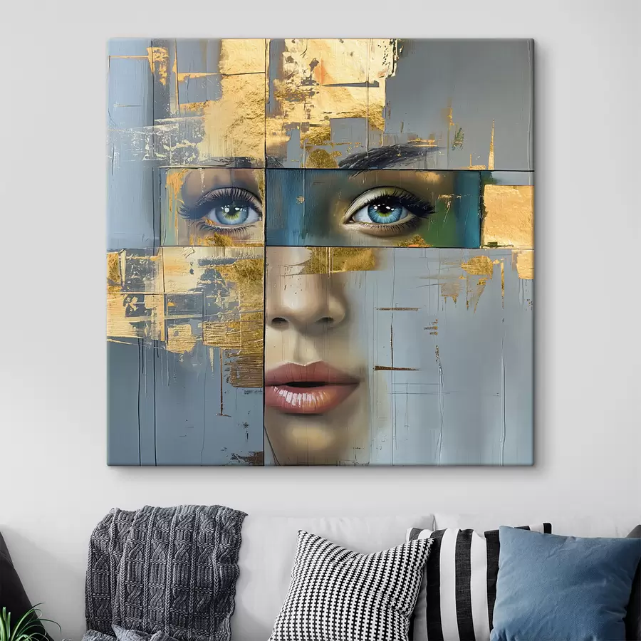  Peintures portrait abstrait moderne s40240