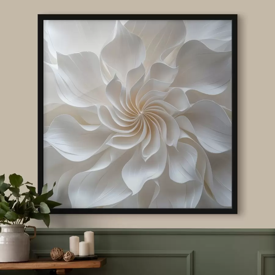  Peintures grande fleur lumineuse f40261