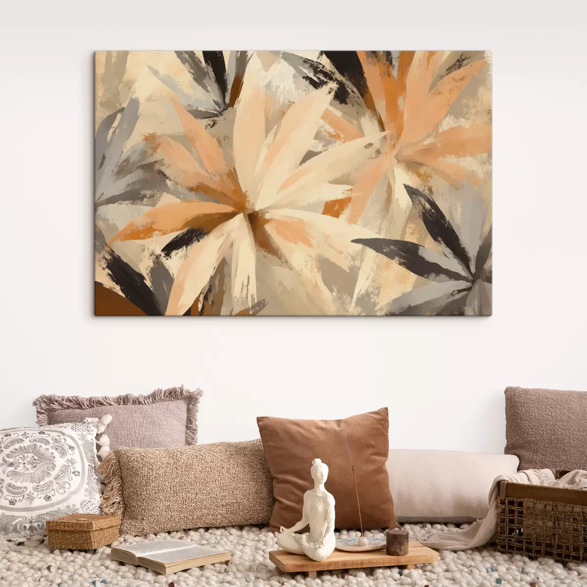  Peintures Fleurs abstraites s40265