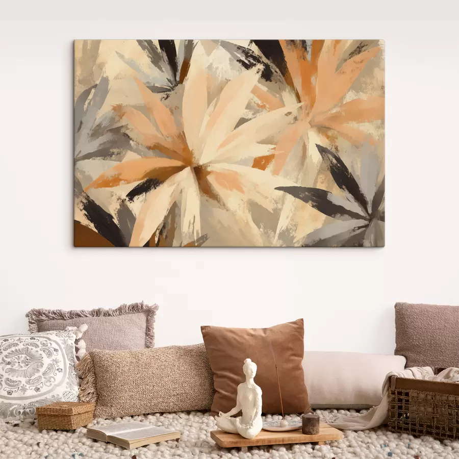  Peintures Fleurs abstraites s40265