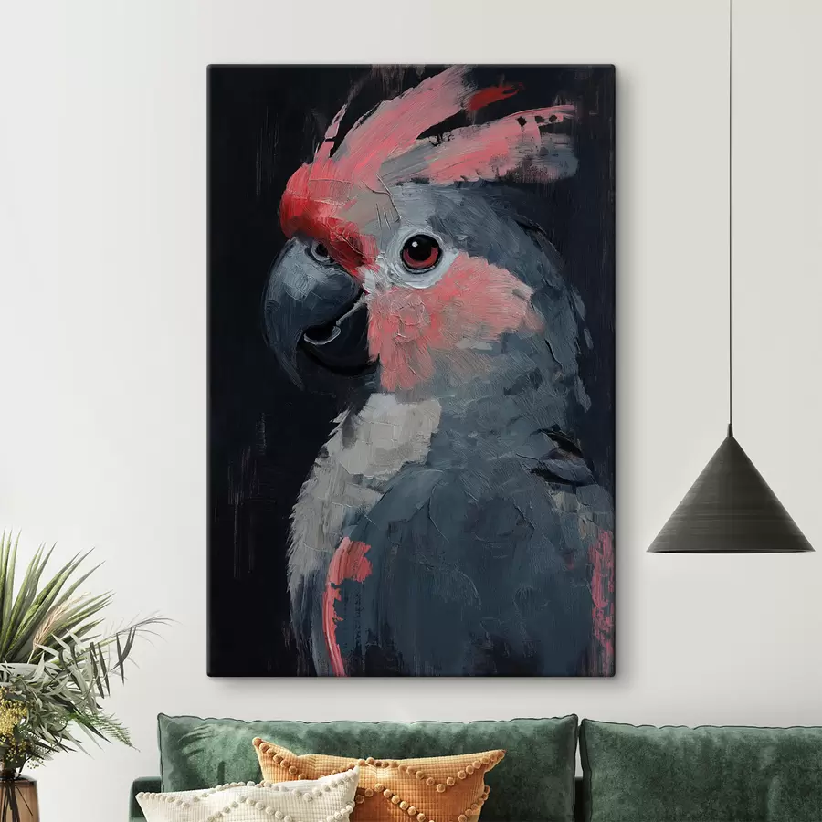  Peintures Le perroquet est peint à l'acrylique s40266