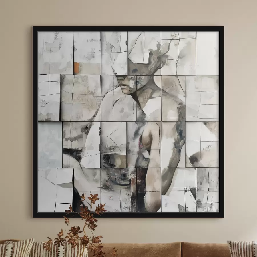 Fotobehang Abstractie van de mens f40273