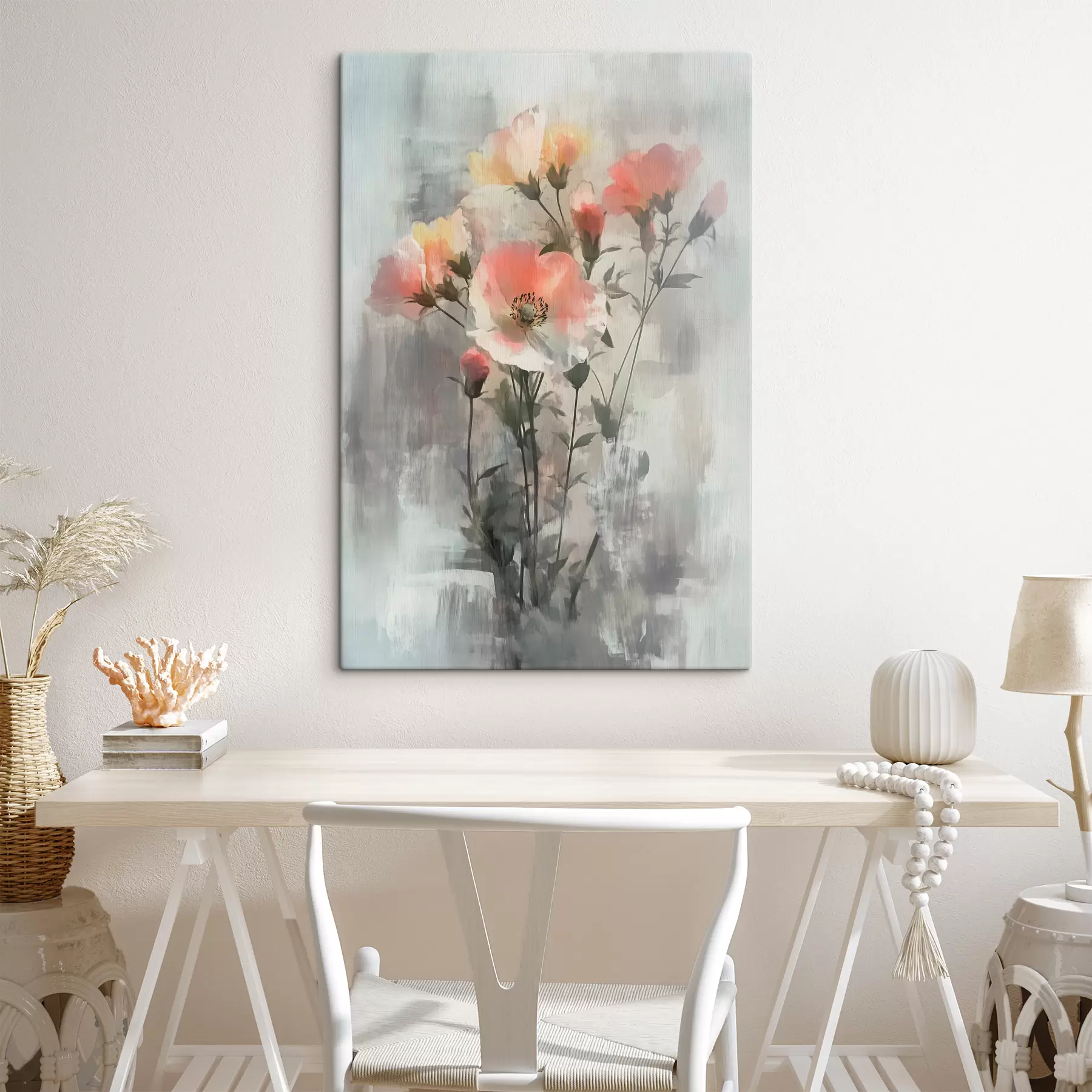  Peintures Fleurs abstraites s40286