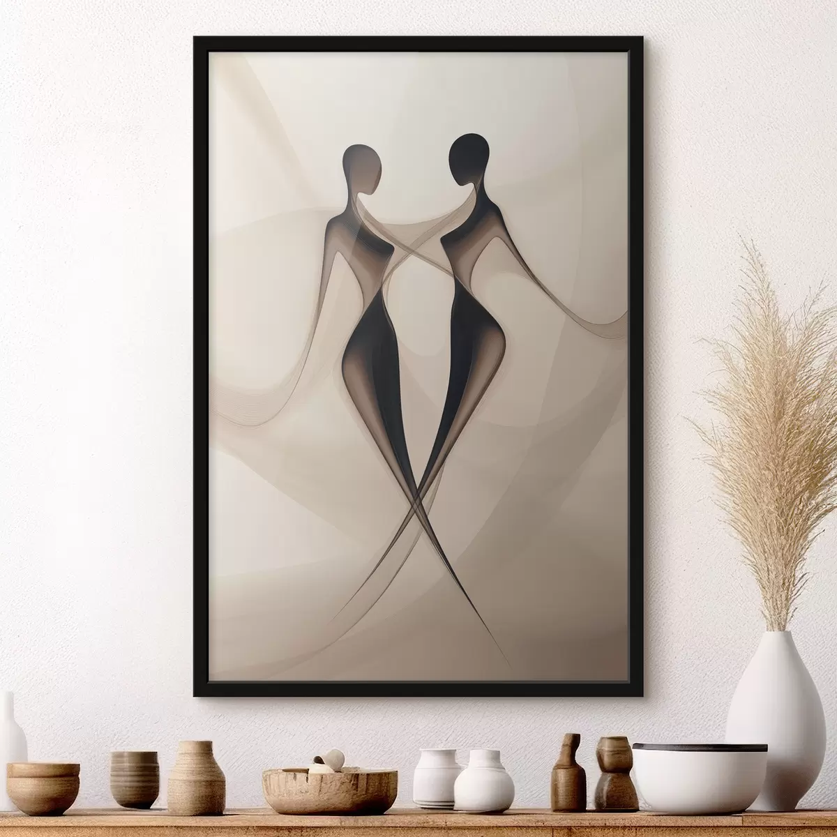 Affiche Silhouettes abstraites f40279