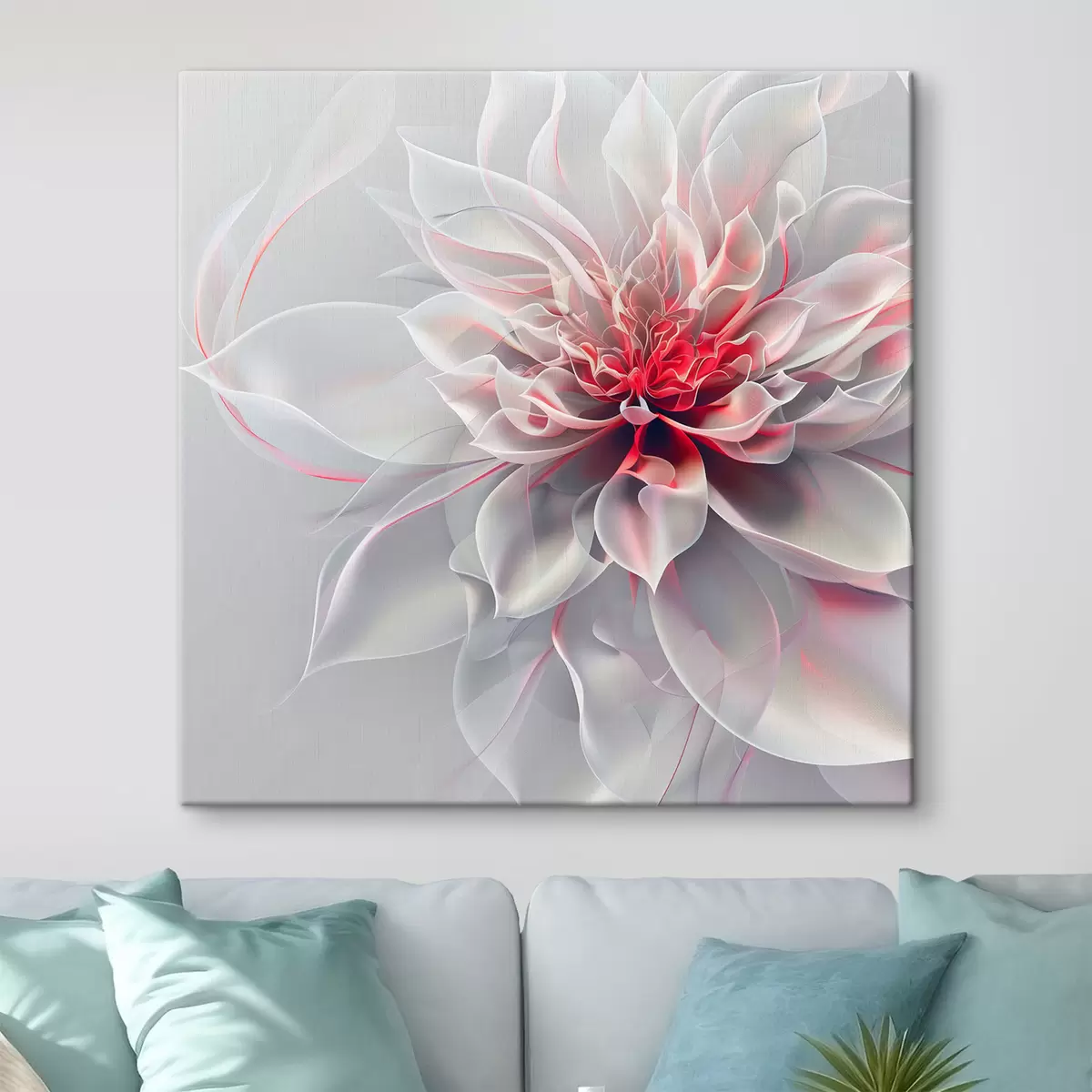  Schilderijen Abstracte bloem s40359