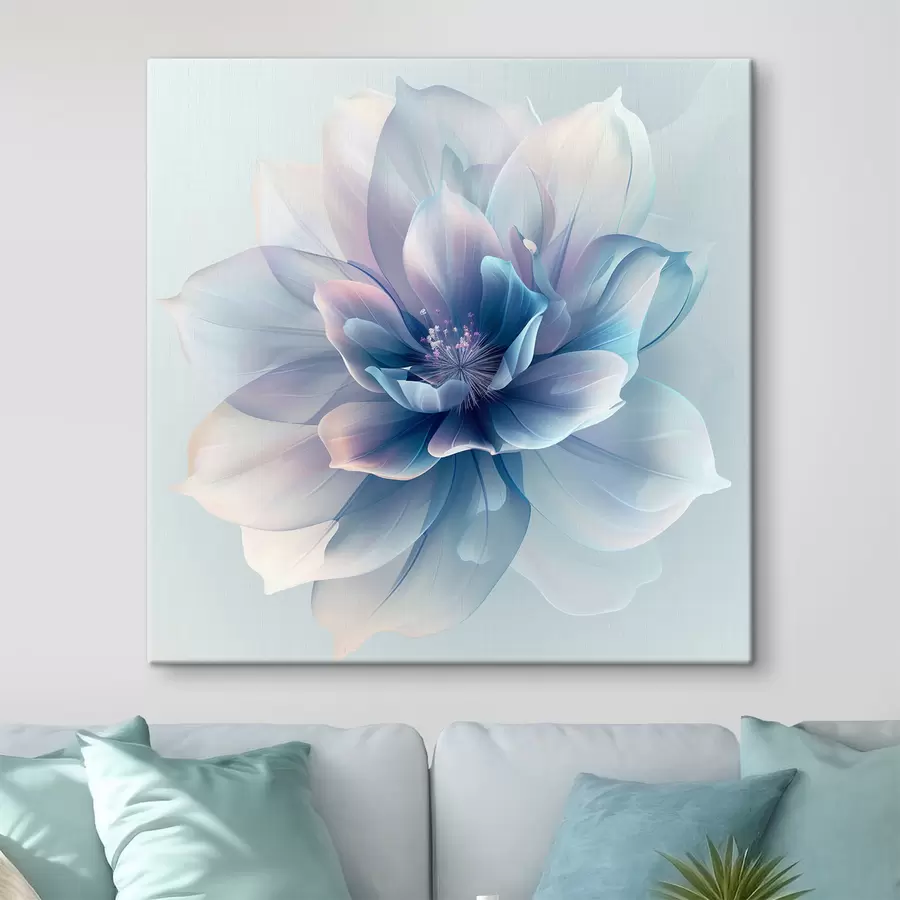  Schilderijen Delicate abstracte bloem s40362