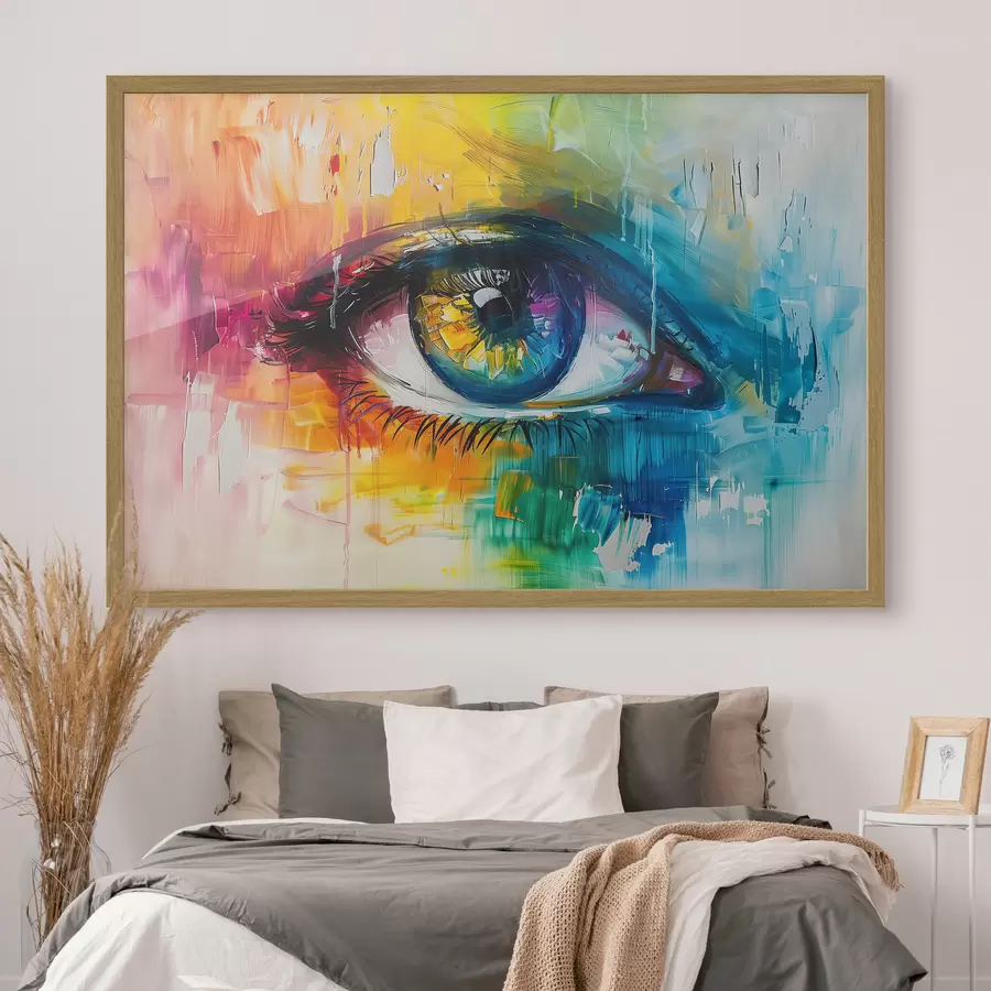 Fotobehang Aquarel-look schilderij f40355