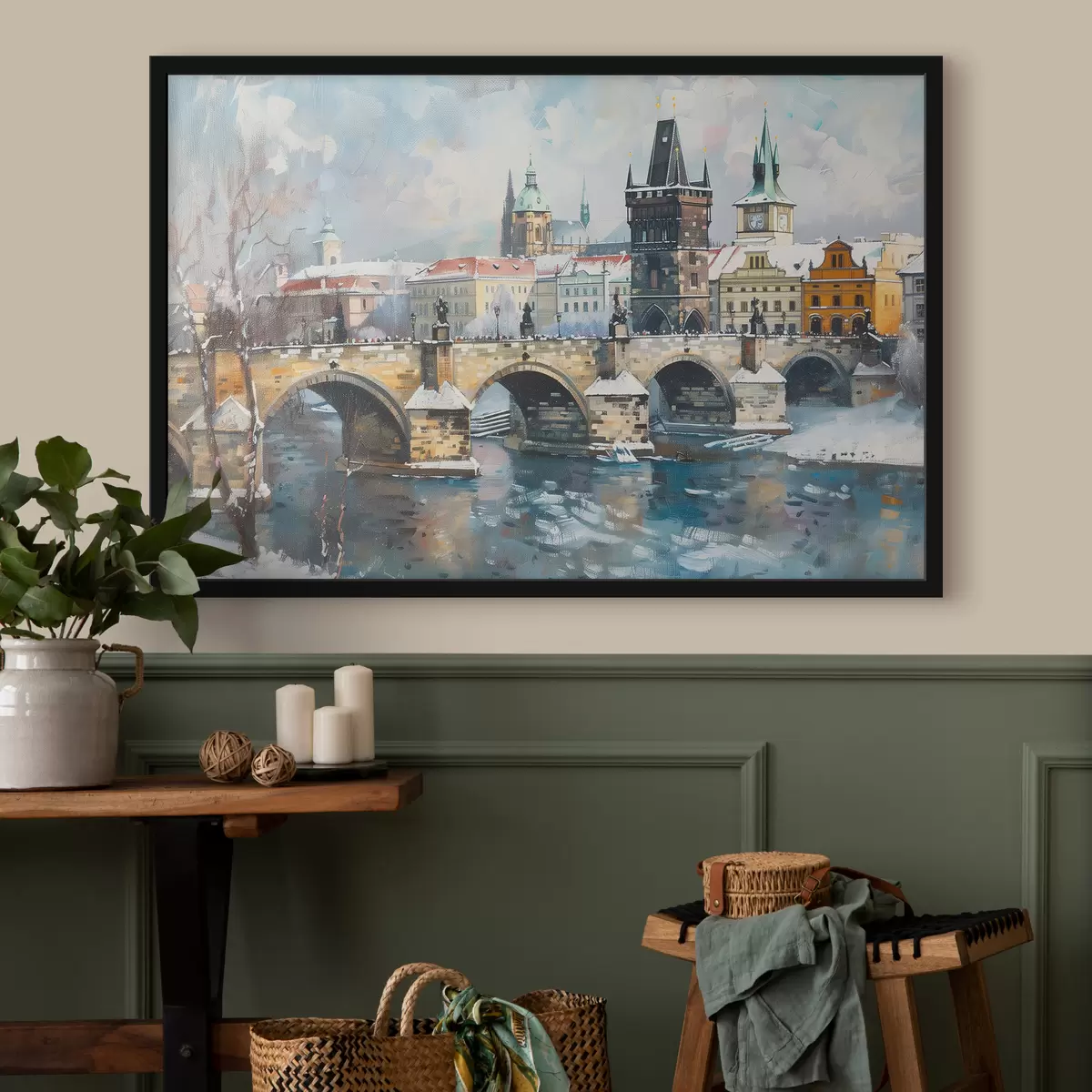 Poster Praagse brug f40378