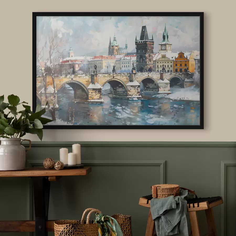 Papier peint photo Pont de Prague f40378