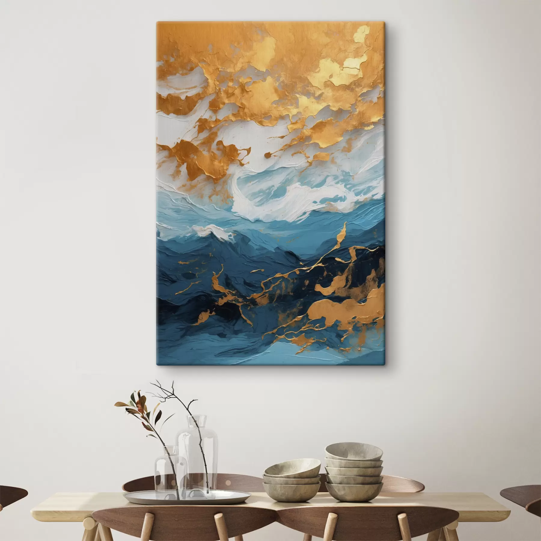 Papier peint photo Peinture à l'huile abstraite s40342