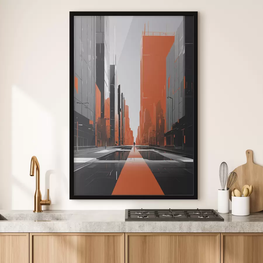 Papier peint photo La ville du futur f40336