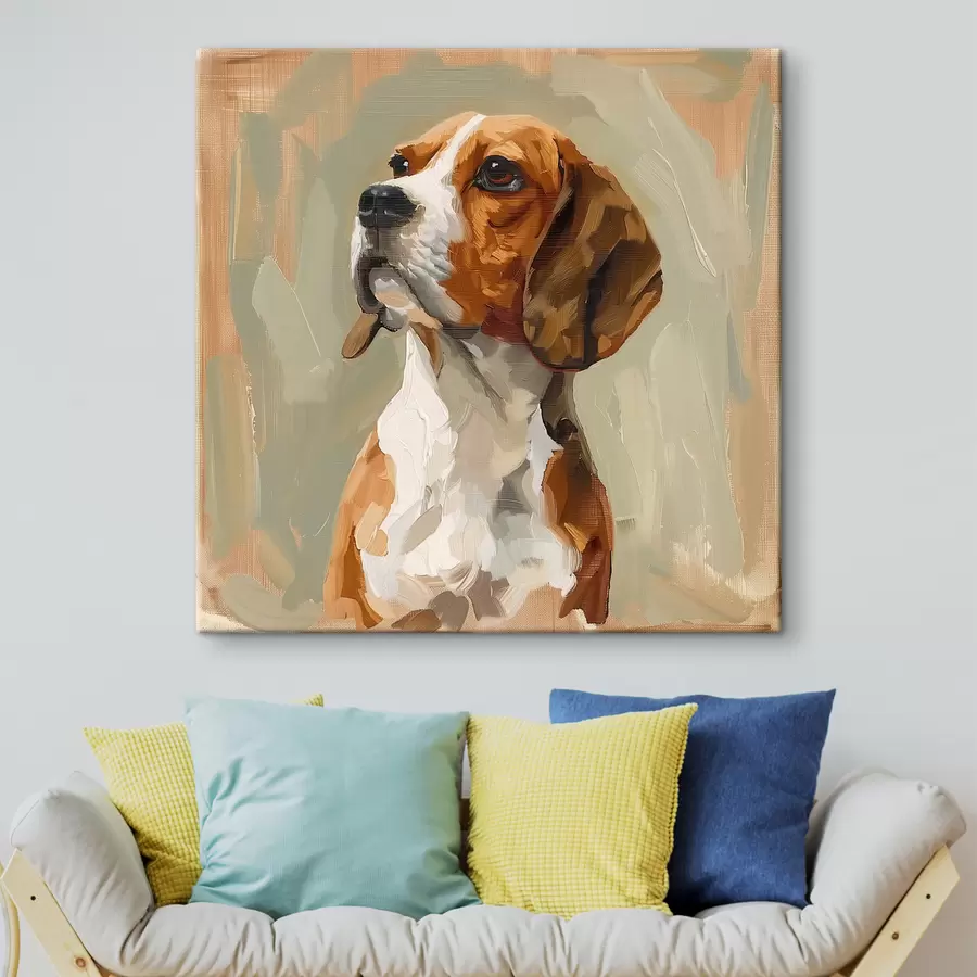 Schilderijen Een beagle s40444