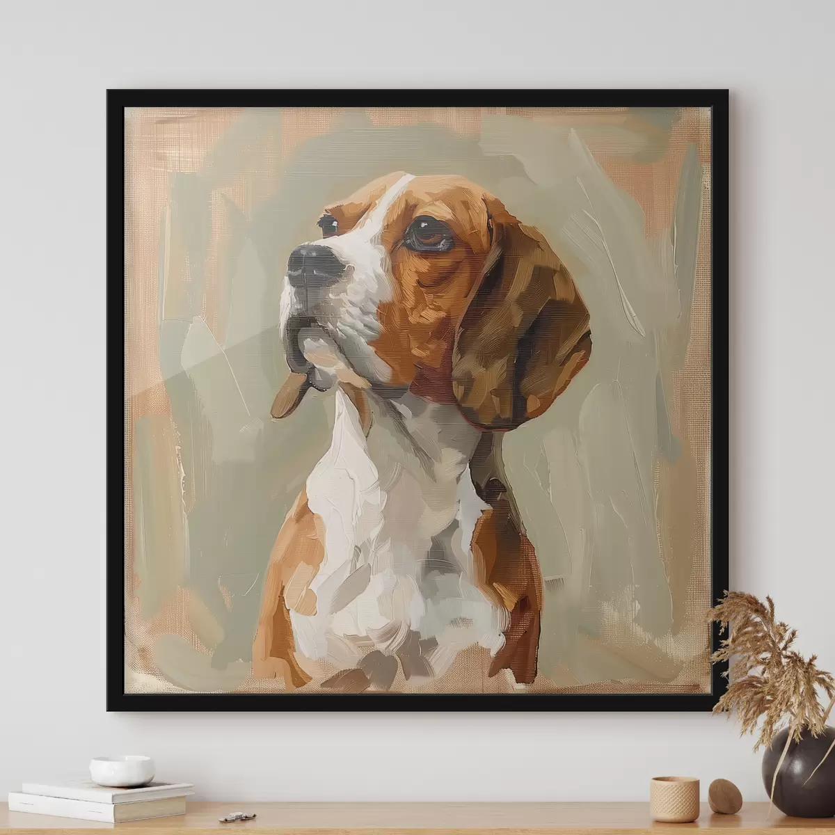 Poster Een beagle f40444