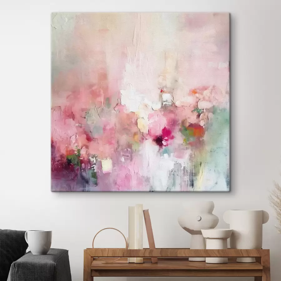 Fotobehang Abstracte grote penseelstreken moderne stijl s40512