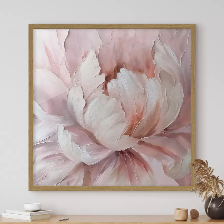 Papier peint photo Bouton floral de pivoine rose luxuriante f40511