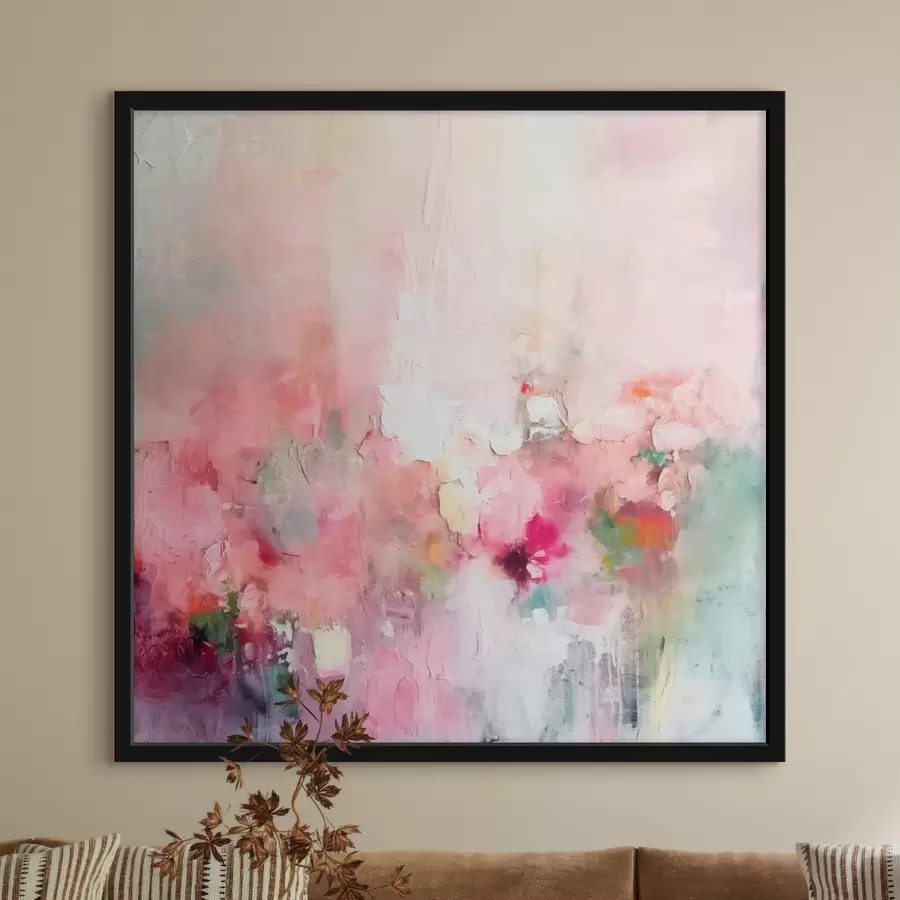 Fotobehang Abstracte grote penseelstreken moderne stijl f40512