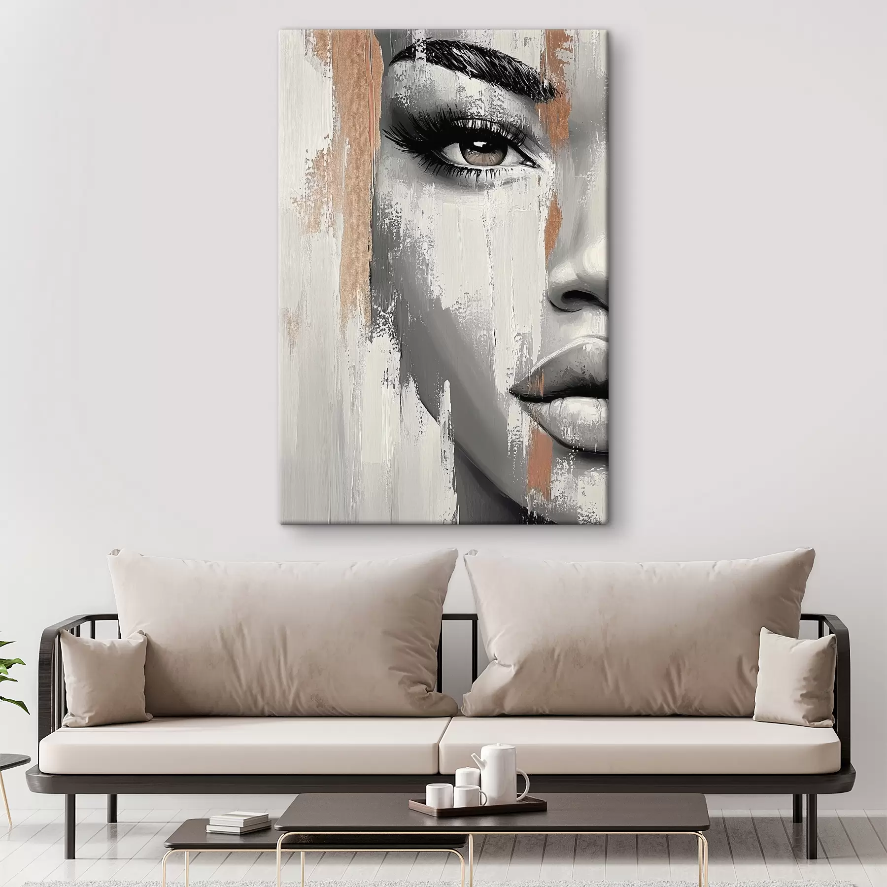 Fotobehang Gezicht van een vrouw s40535