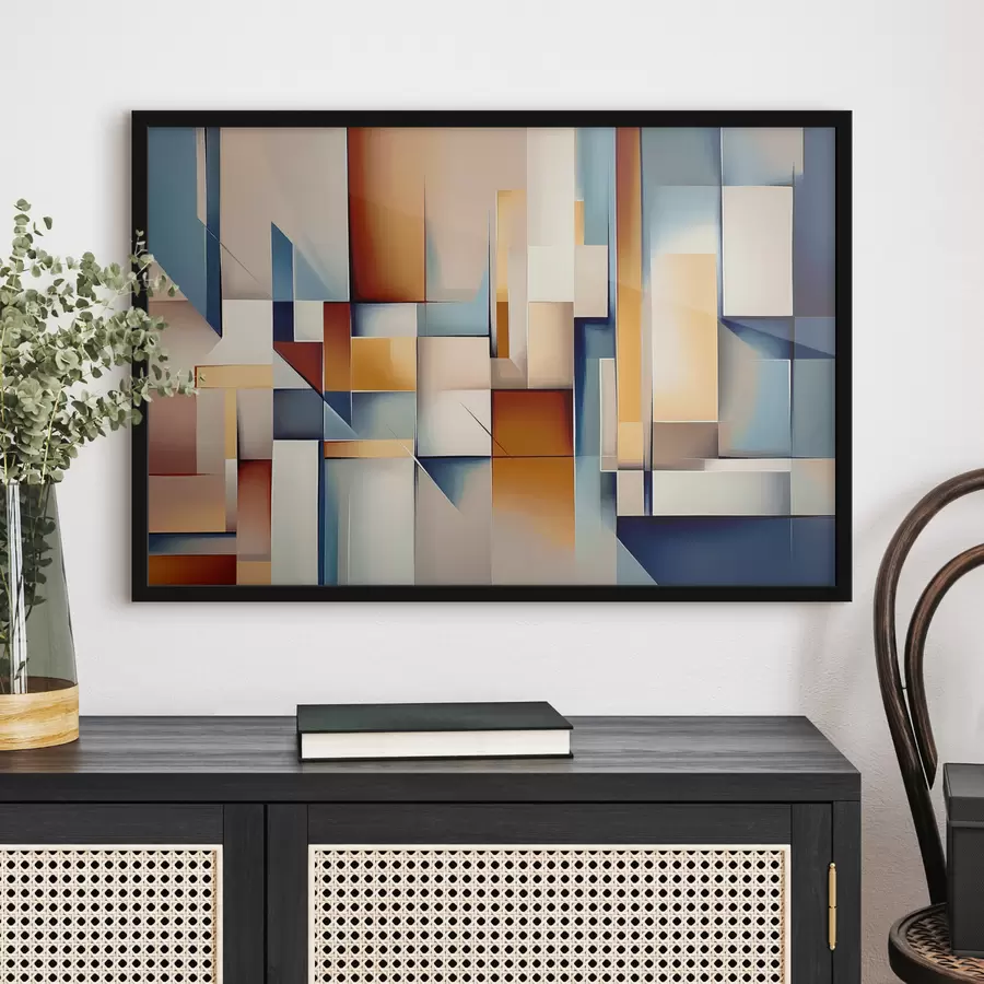 Papier peint photo Abstraction géométrique f40452