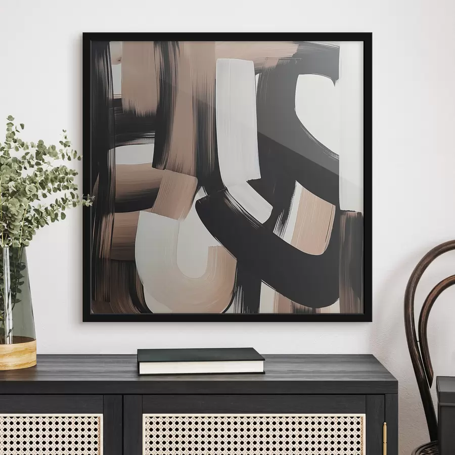 Papier peint photo Peinture abstraite à grands traits f40581