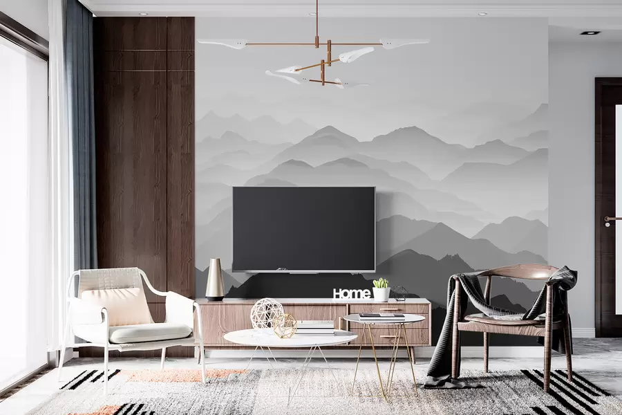 Fotobehang Bergen w01098v3