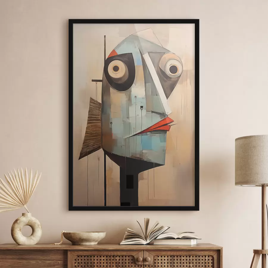 Fotobehang Abstract surrealistisch portret f40797