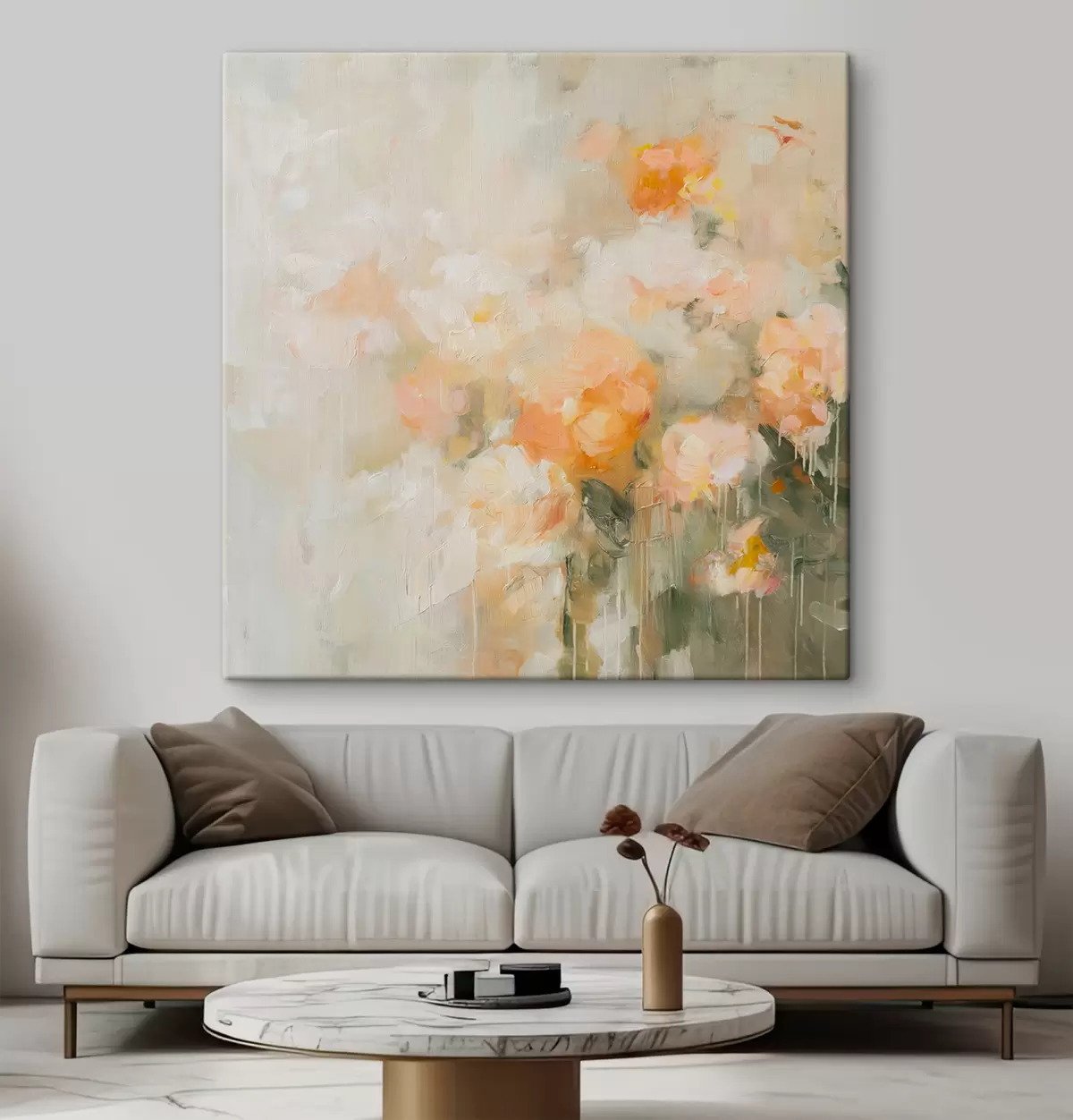  Schilderijen Abstracte bloemen s40830